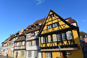 Fototapeta premium Fachwerkarchitektur in Colmar (Frankreich)