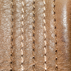 Brown leather textured background pattern