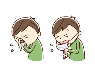 くしゃみ　鼻水　男の子