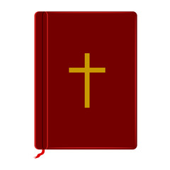 Isolated holy bible image. Vector illustration design