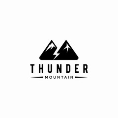 Mountain logo template 