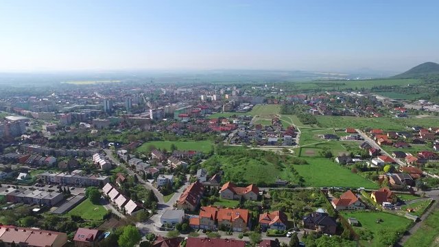Aerial shot, Litomerice, Czech Republic