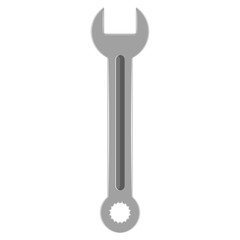 Isolated wrench image. Construction tool. Vector illustration design
