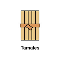 Tamales icon. Element of Cinco de Mayo color icon. Premium quality graphic design icon. Signs and symbols collection icon for websites, web design, mobile app
