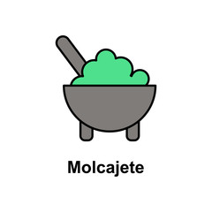 Molcajete, food icon. Element of Cinco de Mayo color icon. Premium quality graphic design icon. Signs and symbols collection icon for websites, web design, mobile app
