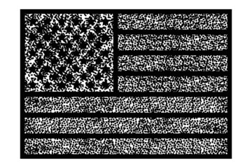 American US Flag Abstract