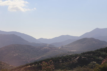 view of mountains