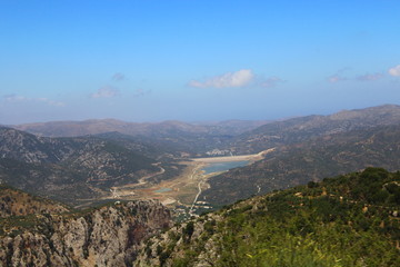 Fototapeta na wymiar view of mountains in Greece
