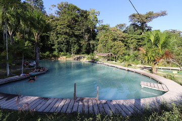 swimming pool in hotel