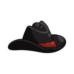 hat isolated illustration on white background