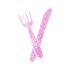 quirky retro illustration style cartoon cutlery