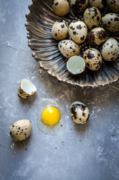 Quail eggs