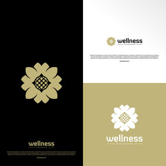 Wellness Logo Design Concept. Nature Leaf Logo Design Template Vector. Icon Symbol