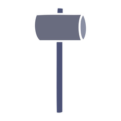 cartoon doodle of a mallet