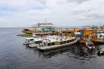 Fototapeta premium boats in the harbor