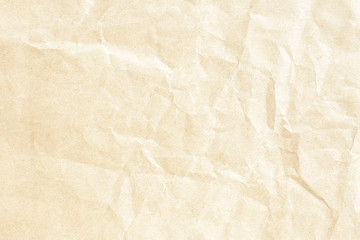 Crumpled brown paper texture