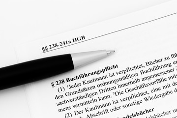 Buchführungspflicht im Handelsgesetzbuch