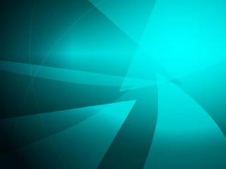Abstract turquoise geometric shape design background