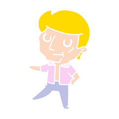 cartoon of kawaii older man