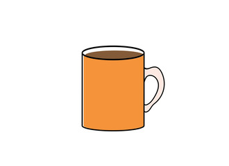 Cup thin line icon, food and drink, hot tea sign, vector graphics, a linear pattern on a white background.