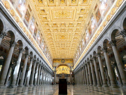 basilica di san paolo fuori le mura,roma,lazio,italia.