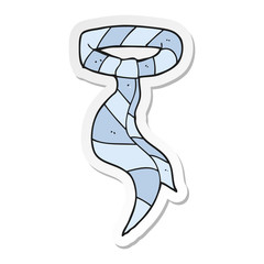 sticker of a cartoon work tie