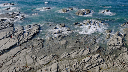 Fototapeta na wymiar Kaikoura Coastline and rocks, South Island, New Zealand