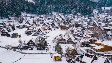 Shirakawago in Japan,This village is UNESCO World Heritage and is just one of the best place, Gifu, Japan.