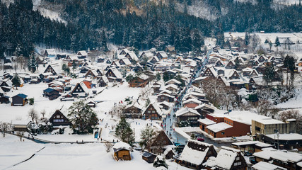 Shirakawago in Japan,This village is UNESCO World Heritage and is just one of the best place, Gifu, Japan.