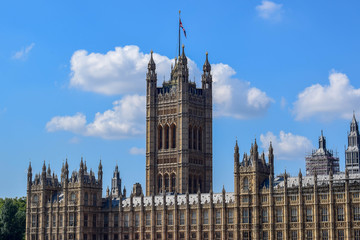Fototapeta na wymiar The Palace of Westminster (Houses of Parliament)