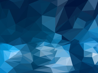 Abstract polygonal dark blue background