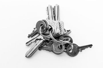 Schlüsselbund mit verschiedenen Schlüsseln