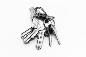 Schlüsselbund mit verschiedenen Schlüsseln