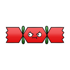 gradient shaded cartoon christmas cracker