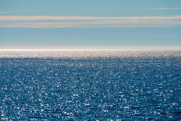 Fototapeta na wymiar White Sea on a summer day