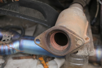 Car's engine detail