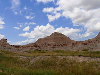 Fototapeta premium Nature at its best displayed at the Badlands National Park in South Dakota.
