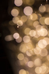 アブストラクト, 光, クリスマス, かすみ, ボケ, 明るい, ぼやけた, お祝い, 休日, 色,  デコレーション, 夜, ほてる, きらめく, 金, 光る, 模様, 祝祭の, デザイン