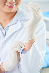Medical professional in uniform