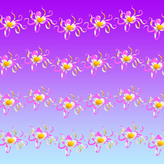 octupus textured with eggs on vibrant pastel background