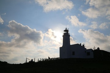 Lighthouse at Inceburun, Sinop. Turkey. Inceburun is the northernmost point of the Turkey