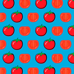 Line Tomato Vector