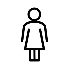sylwetka kobiety ikona
