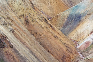 in den bunten Bergen, Landmannalaugar, Island