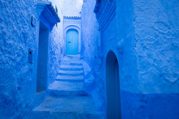 Naklejka premium Vicoli di Chefchaouen