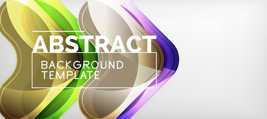 Light effects glossy arrows background