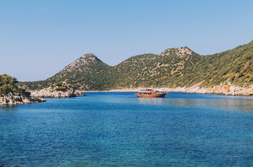 Fototapeta premium Inonu Bay, Kas, Antalya, Turkey