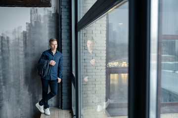 businessman talking on phone