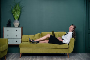 young man sleeping on sofa