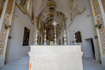 Das Karthaeuser Kloster in Capri, Italien. Die Klosteranlage wurde an einer Stelle gebaut, wo einst...
